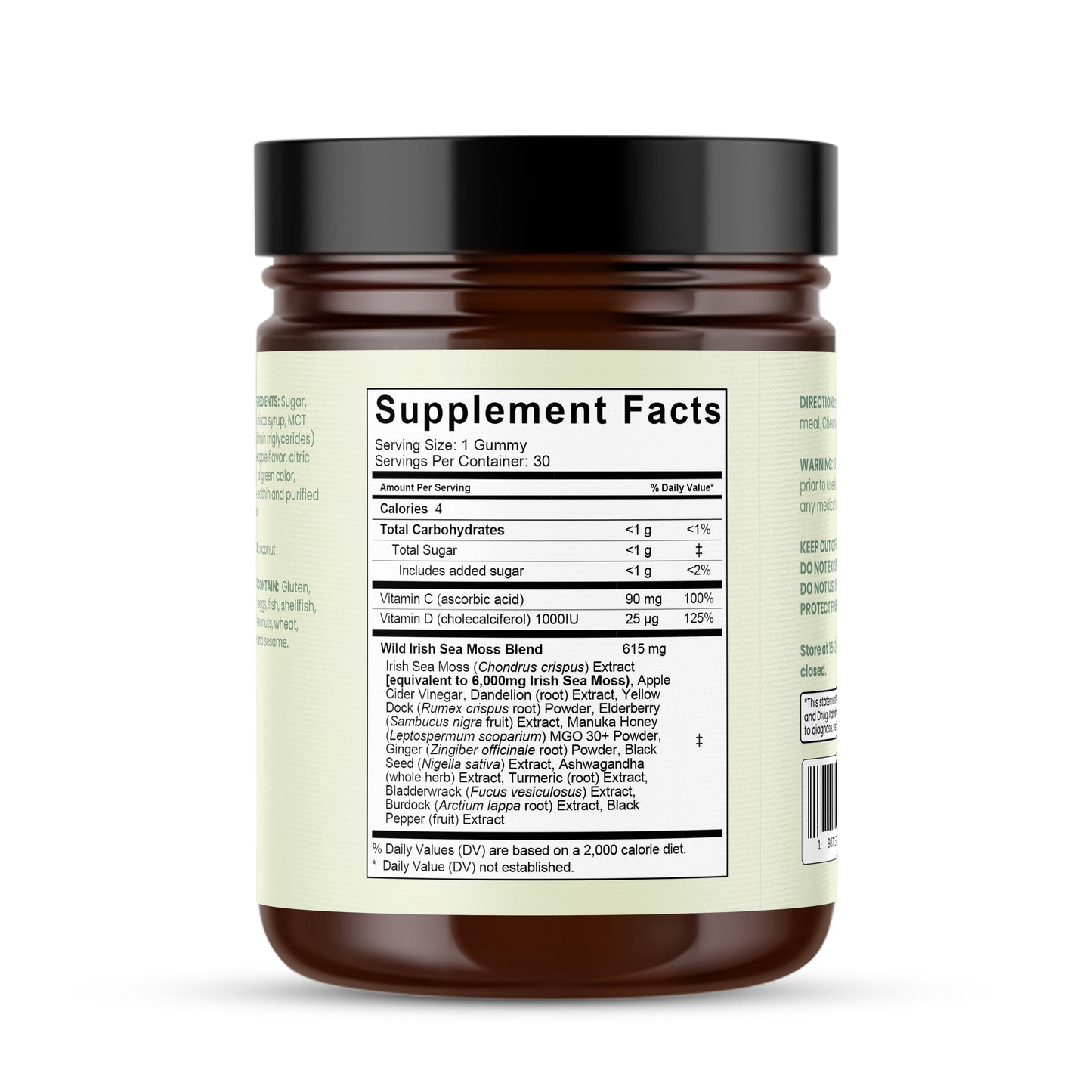 Seaweed Immunity Gummies with Black Seed Oil