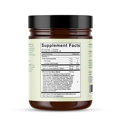Seaweed Immunity Gummies with Black Seed Oil